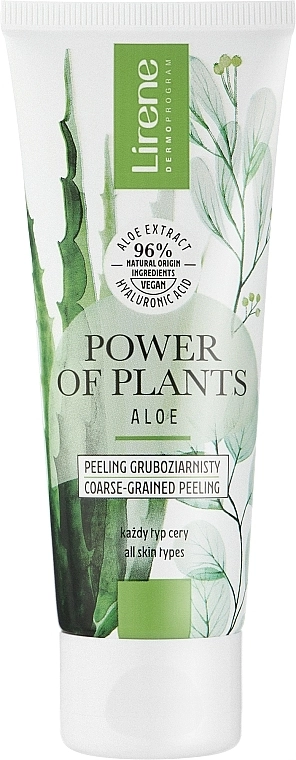 Lirene Пілінг для обличчя з алое Power Of Plants Aloes Peeling - фото N1