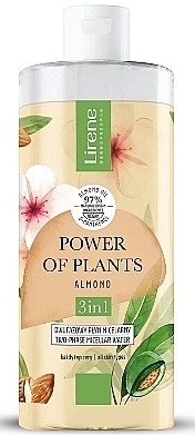 Lirene Двухфазная мицеллярная вода 3в1 Power Of Plants Migdal Micellar Water - фото N1