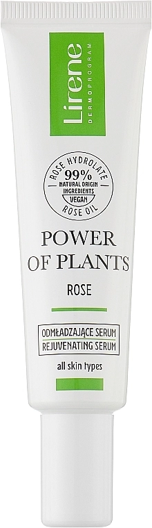 Lirene Омолоджувальна сироватка для обличчя Power Of Plants Rose Rejuvenating Face Serum - фото N1