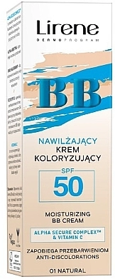 Lirene Krem BB SPF50 ВВ-крем для лица с SPF50 - фото N1