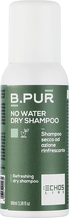 Echosline Шампунь сухий для волосся з рослинним вугіллям B.Pur Dry Shampoo with Refreshing Action - фото N1