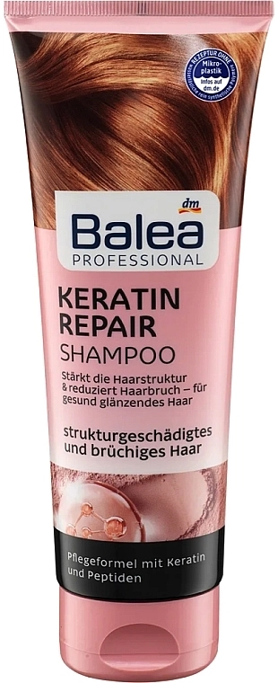 Balea Професійний шампунь для волосся Professional Keratin Repair Shampoo - фото N1