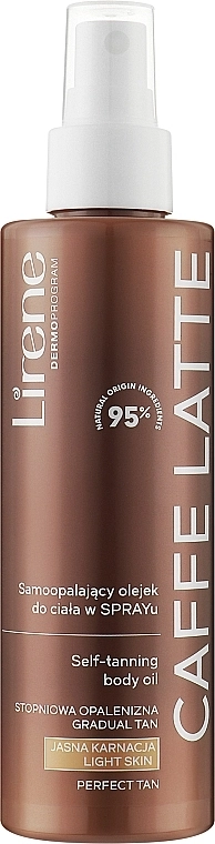 Lirene Олія-спрей для автозасмаги тіла Perfect Tan Self-Tanning Spray Body Oil - фото N1