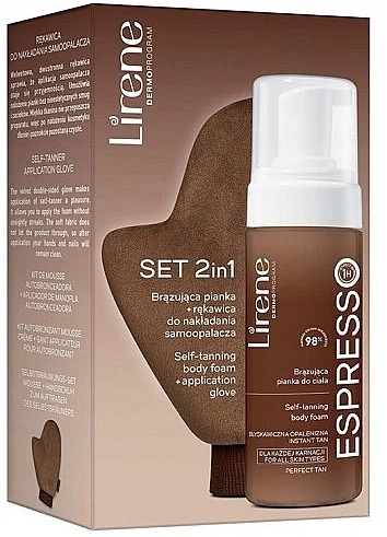 Lirene Набор Perfect Tan (br/foam/150ml + glove) - фото N1