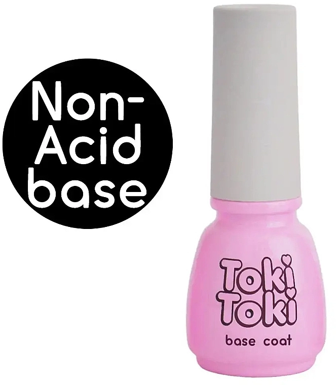 Toki Toki База для гель-лаку безкислотна Toki-Toki Non-Acid Base Coat - фото N1