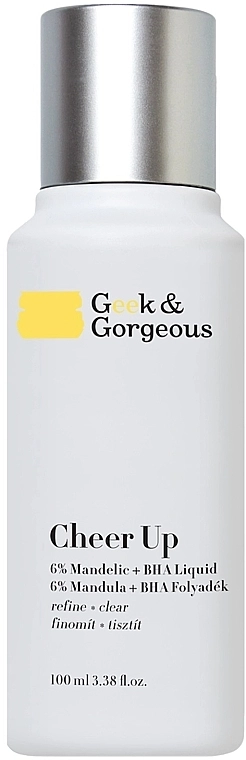 Geek & Gorgeous Эксфолиант для комбинированной и проблемной кожи Cheer Up 6% Mandelic + BHA Liquid - фото N2