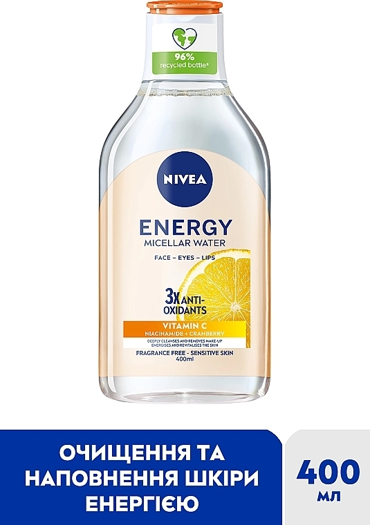 Nivea Міцелярна вода "Енергія" з антиоксидантами Energy Micellar Water - фото N2