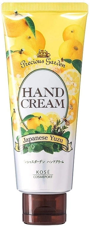 KOSE Крем для рук с ароматом юдзу Cosmeport Precious Garden Hand Cream Japanese Yuzu - фото N1