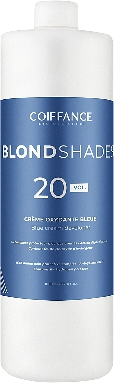 Coiffance Professionnel Окислювач Blondshades 20 Vol Blue Cream Developer - фото N1