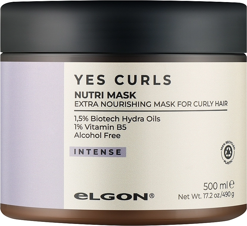 Elgon Маска живильна для кучерявого волосся Yes Curls Nutri Mask - фото N2