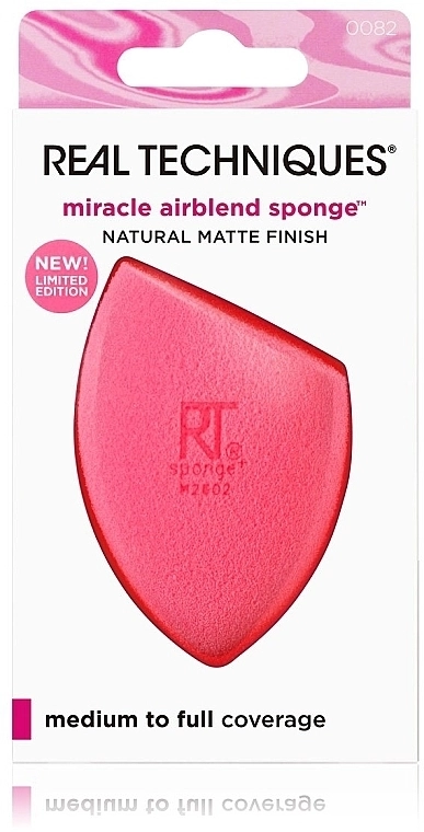 Real Techniques Спонж для макіяжу Berry Pop Miracle Airblend Sponge - фото N3