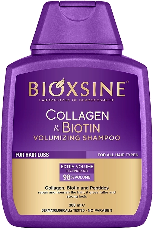 Biota Шампунь для волос Bioxsine Collagen & Biotin Volumizing Shampoo - фото N1