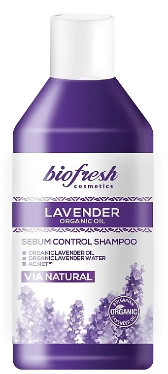 BioFresh Себорегулювальний шампунь Lavender Organic Oil Sebum Control Shampoo - фото N1