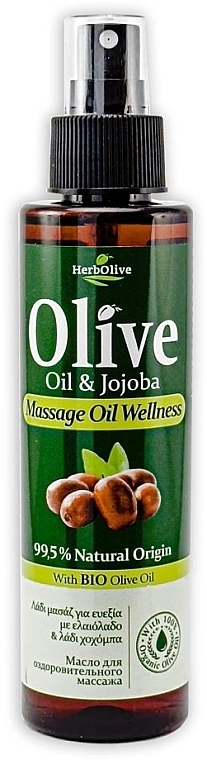 Madis Массажное масло "Wellness" HerbOlive Massage Oil - фото N1