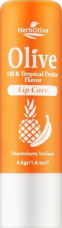 Madis Бальзам для губ з тропічними фруктами HerbOlive Lip Care - фото N1