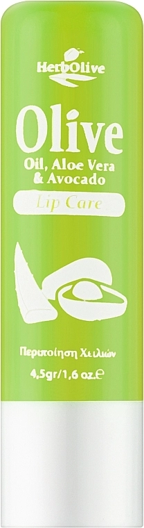Madis Бальзам для губ с алоэ вера и авокадо HerbOlive Lip Care - фото N1