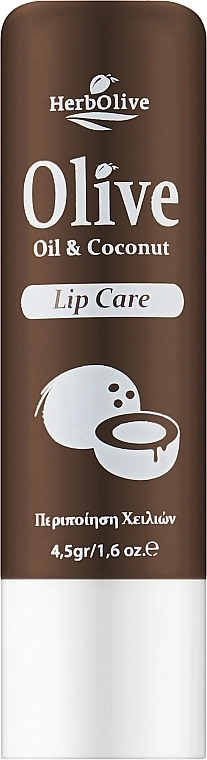 Madis Бальзам для губ с кокосом HerbOlive Lip Care - фото N1