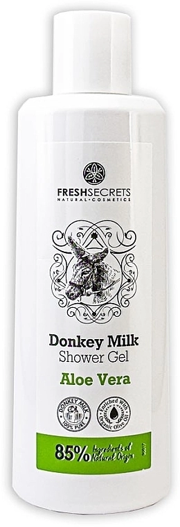 Madis Гель для душу "Осляче молоко та алое" Fresh Secrets Shower Gel - фото N1