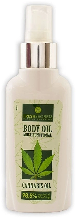 Madis Многофункциональное масло для тела с коноплей Fresh Secrets Body Oil - фото N1