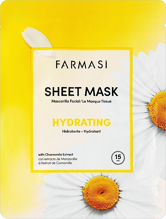 Farmasi Зволожувальна тканинна маска для обличчя з ромашкою Dr.C.Tuna Sheet Mask Hydrating - фото N1