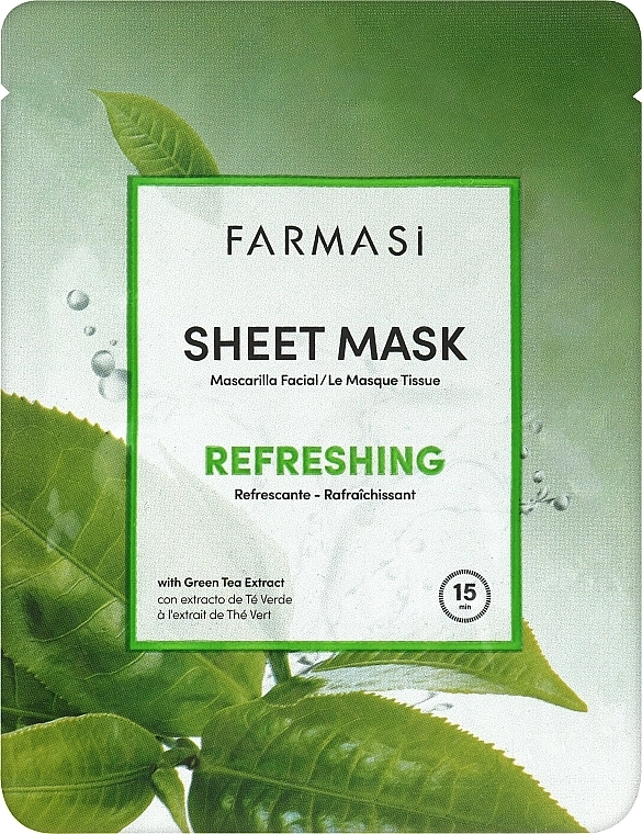 Farmasi Освежающая маска для лица Dr.C.Tuna Sheet Mask Refreshing - фото N1