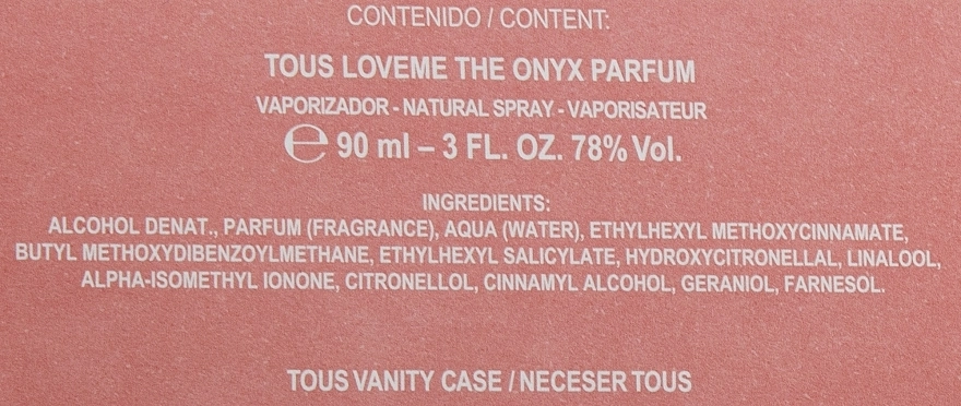 Tous LoveMe The Onyx Набір (edp/90ml + bag/1pcs) - фото N4