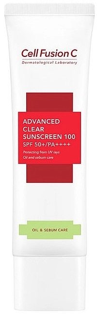 Cell Fusion C Набір Advanced Clear Sunscreen 100 SPF 50/PA+++ (cr/2x35ml) - фото N2