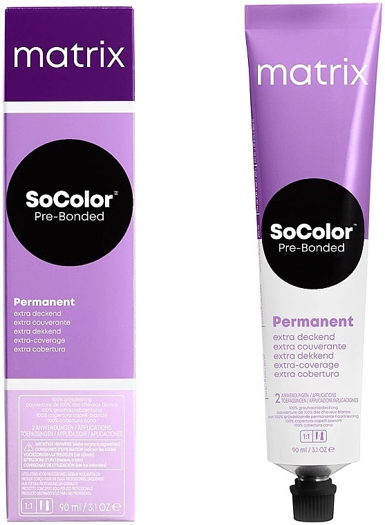 Matrix Стійка крем-фарба для волосся Extra Coverage Socolor Beauty High Coverage Permanent Cream Hair Color - фото N1