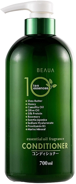 Kumano Cosmetics Восстанавливающий кондиционер для волос Beaua 10 Essence Conditioner - фото N1