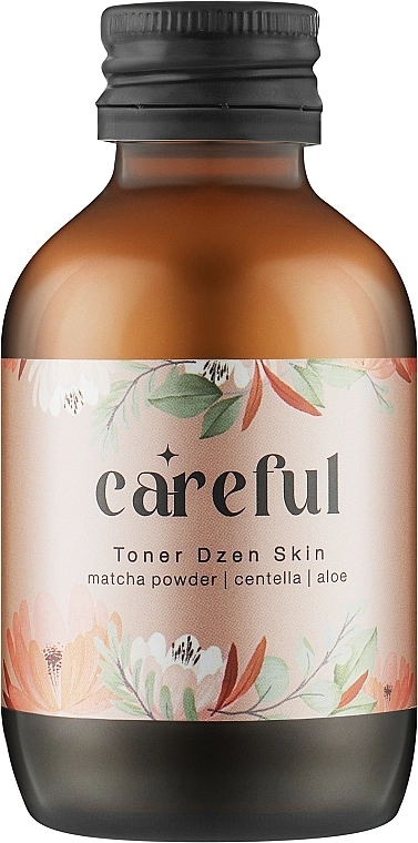 Careful Cosmetics Тонер для обличчя з пудрою матчі та екстрактом центели Toner Dzen Skin - фото N1