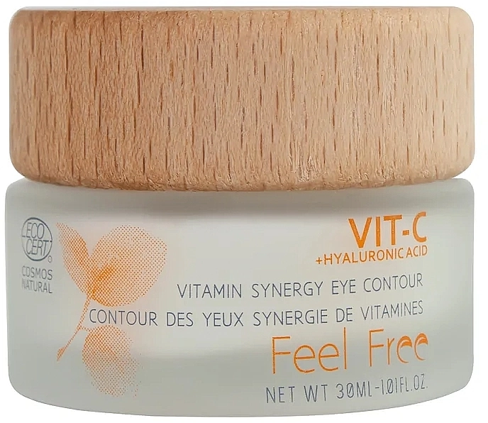 Feel Free Крем для шкіри навколо очей з вітаміном С Vit C + Hyaluronic Acid Vitamin Synergy Eye Contour Cream - фото N1