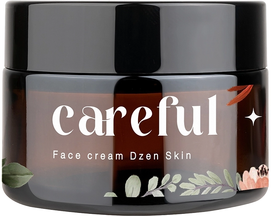 Careful Cosmetics Крем-релаксант для лица с пудрой матчи и ниацинамидом Face Cream Dzen Skin - фото N1