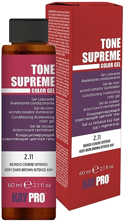 KayPro Тонувальна гель-фарба для волосся Tone Supreme Color Gel - фото N1