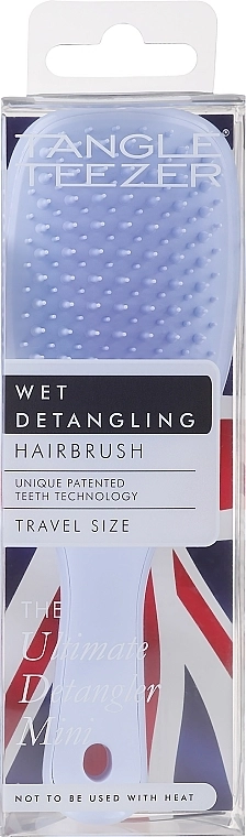 Tangle Teezer Щетка для распутывания и расчесывания влажных волос Wet Detangling Hairbrush The Ultimate Detangler Mini Lavender - фото N1