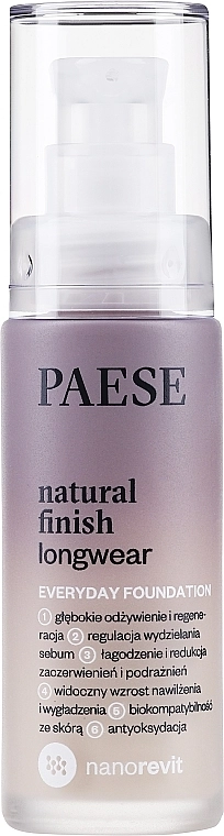 Paese Natural Finish Longwear Everyday Foundation Тональний крем - фото N1