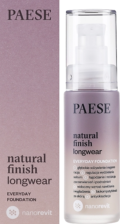 Paese Natural Finish Longwear Everyday Foundation Тональный крем - фото N2