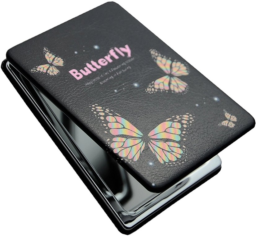SPL Зеркало косметическое "Butterfly", прямоугольное, розовое - фото N1
