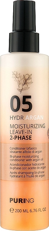 Puring Двофазний кондиціонер з аргановою олією Hydrargan Moisturizing Leave-In 2-Phase - фото N1