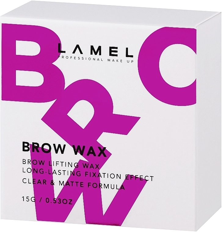 LAMEL Make Up Brow Lifting Wax Фіксуючий віск для брів - фото N4