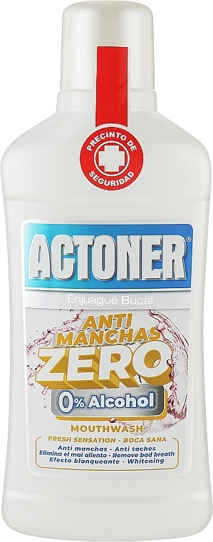 Tulipan Negro Ополаскиватель для полости рта отбеливающий Actoner Anti-Stains Zero Mouthwash - фото N1