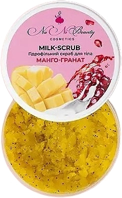 NaNiBeauty Гідрофільний скраб для тіла "Манго-Гранат" - фото N1