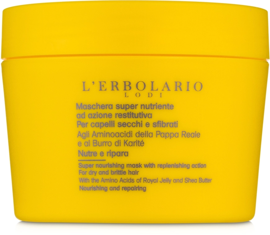 L’Erbolario Маска для сухих и поврежденных волос "Интенсивное питание" Effetto Reale Maschera Super Nutriente - фото N2