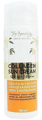 Top Beauty Зволожуючий сонцезахисний крем для тіла з колагеном SPF 50+ Collagen Sun Cream SPF 50+ - фото N1