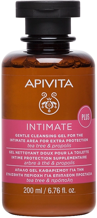 Apivita Деликатный очищающий гель для интимной гигиены с чайным деревом и прополисом Intimate - фото N6