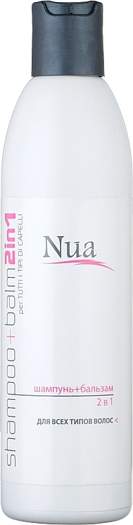 Nua Шампунь і бальзам 2 в 1 для всіх типів волосся Shampoo + Balm 2 in 1 - фото N1