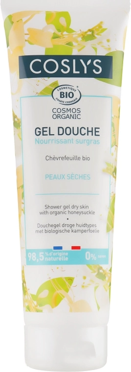 Coslys Гель для душа с органической жимолостью Body Care Shower Gel Dry Skin With Organic Honeysuckle - фото N1