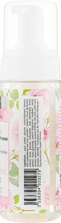 Coslys Очищающая пенка для лица с экстрактом розы для сухой и чувствительной кожи Facial Care Cleansing Foam With Organic Rose Floral Water - фото N2
