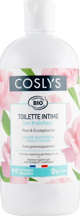Coslys Очищающий гель для интимной гигиены с органической водой розы Body Care Intimate Cleansing Gel - фото N5