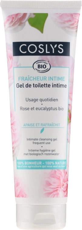 Coslys Очищающий гель для интимной гигиены с органической водой розы Body Care Intimate Cleansing Gel - фото N3