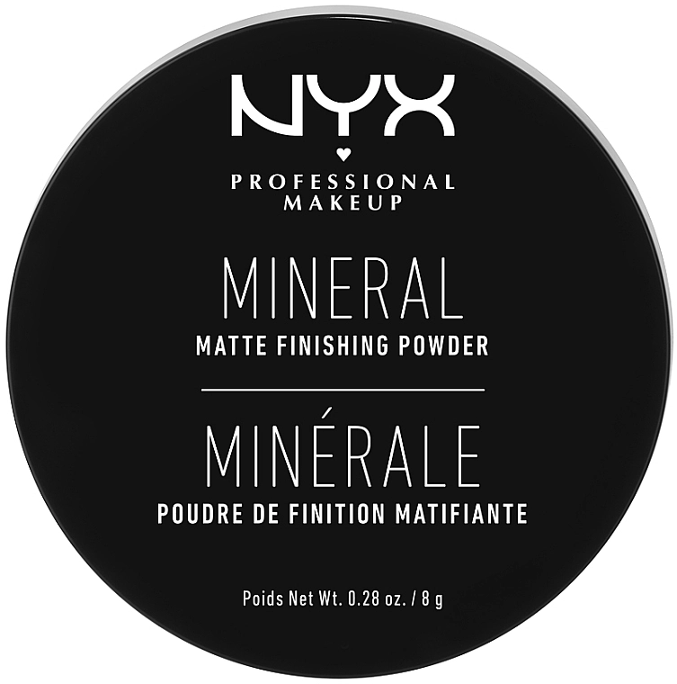 NYX Professional Makeup Mineral Matte Finishing Powder Мінеральна фінішна пудра для обличчя - фото N1